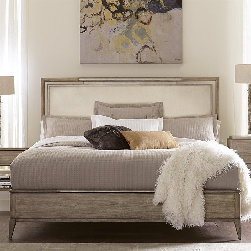 Riverside Furniture Sophie King Upholstered Panel Bed 50378/50381/50372 IMAGE 4