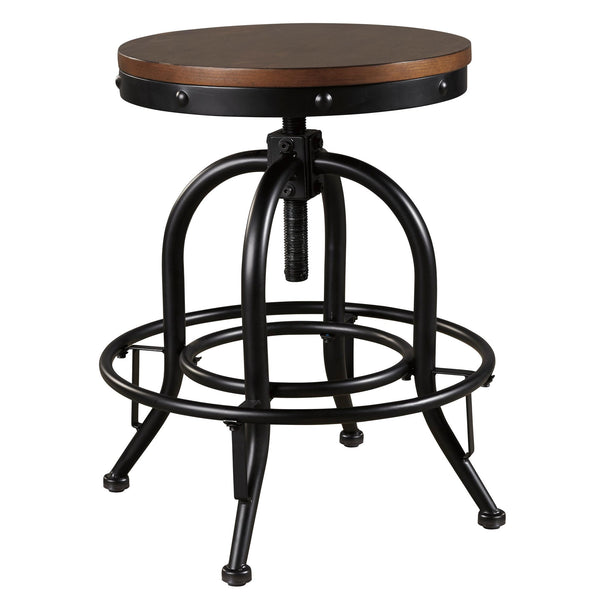 Signature Design by Ashley Valebeck Adjustable Height Stool Valebeck D546-224 (2 per package) IMAGE 1