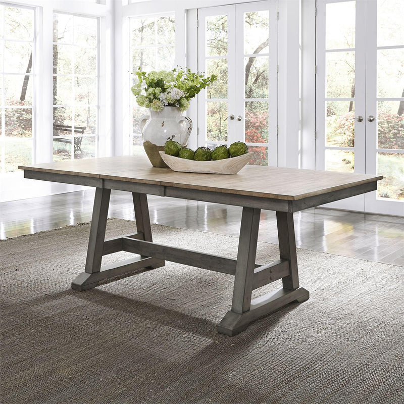 Liberty Furniture Industries Inc. Lindsey Farm Dining Table with Trestle Base 62-CD-TRS IMAGE 10