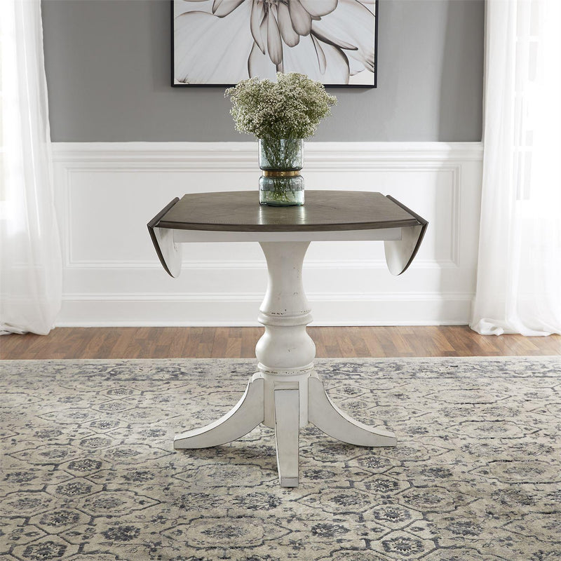 Liberty Furniture Industries Inc. Round Magnolia Manor Dining Table with Pedestal Base 244-T4444 IMAGE 2