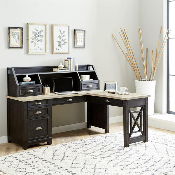 Liberty Furniture Industries Inc. Office Desks L-Shaped Desks 422-HO-LSD IMAGE 1