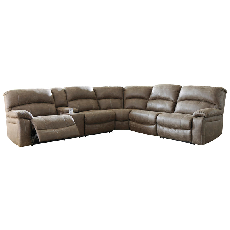 Benchcraft Segburg Power Reclining Leather Look Sectional 3430359/3430377/3430354/3430362 IMAGE 1