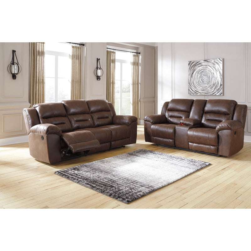 Signature Design by Ashley Stoneland Reclining Leather Look Loveseat 3990494 IMAGE 6