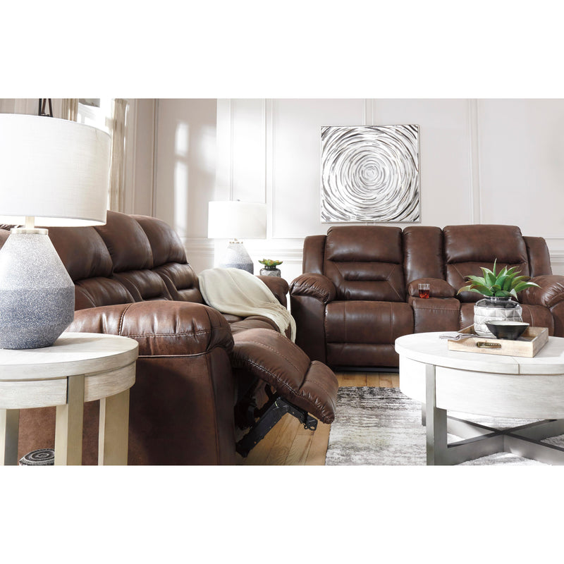 Signature Design by Ashley Stoneland Reclining Leather Look Loveseat 3990494 IMAGE 7