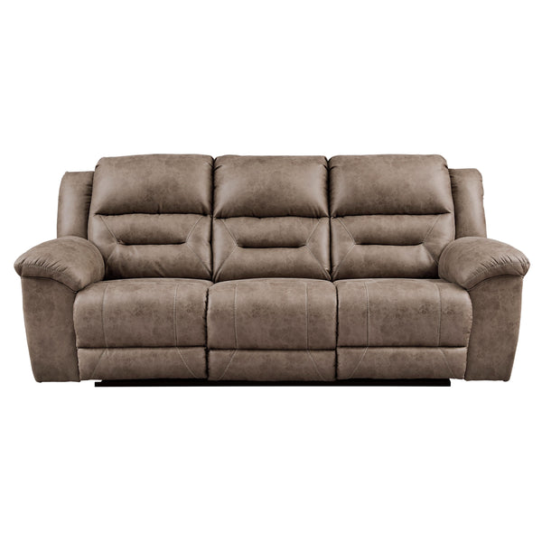 Signature Design by Ashley Stoneland Power Reclining Leather Look Sofa 3990587 IMAGE 1