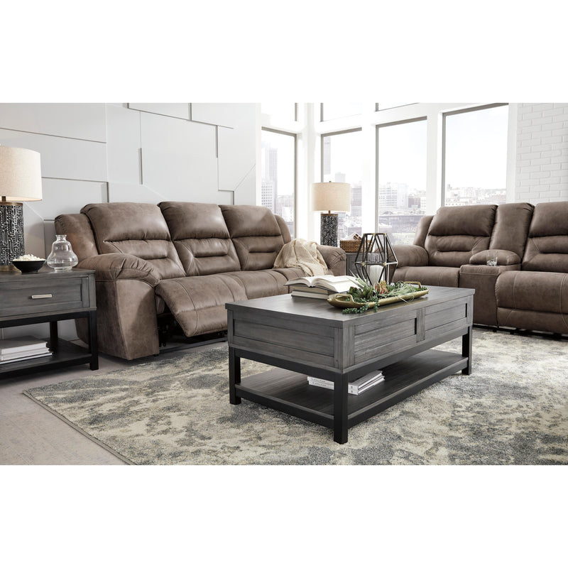 Signature Design by Ashley Stoneland Power Reclining Leather Look Loveseat 3990596 IMAGE 8