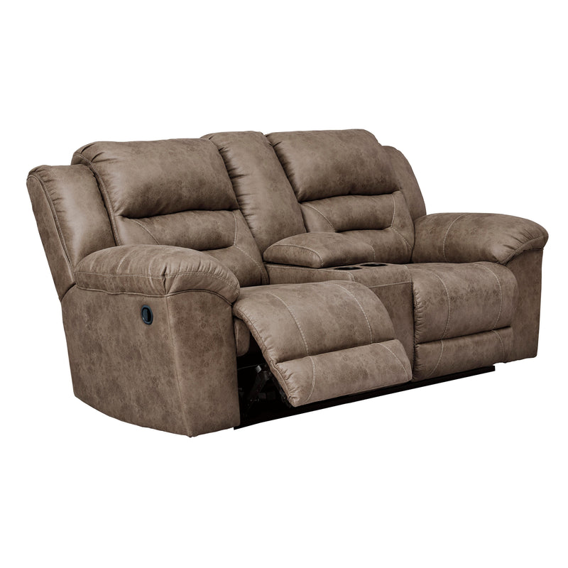 Signature Design by Ashley Stoneland Reclining Leather Look Loveseat 3990594 IMAGE 2