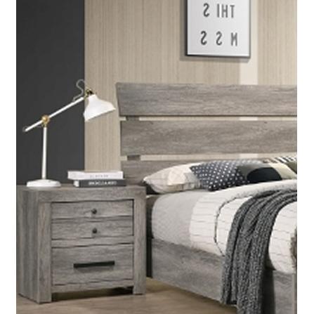 Crown Mark Tundra 2-Drawer Nightstand B5520-2 IMAGE 1