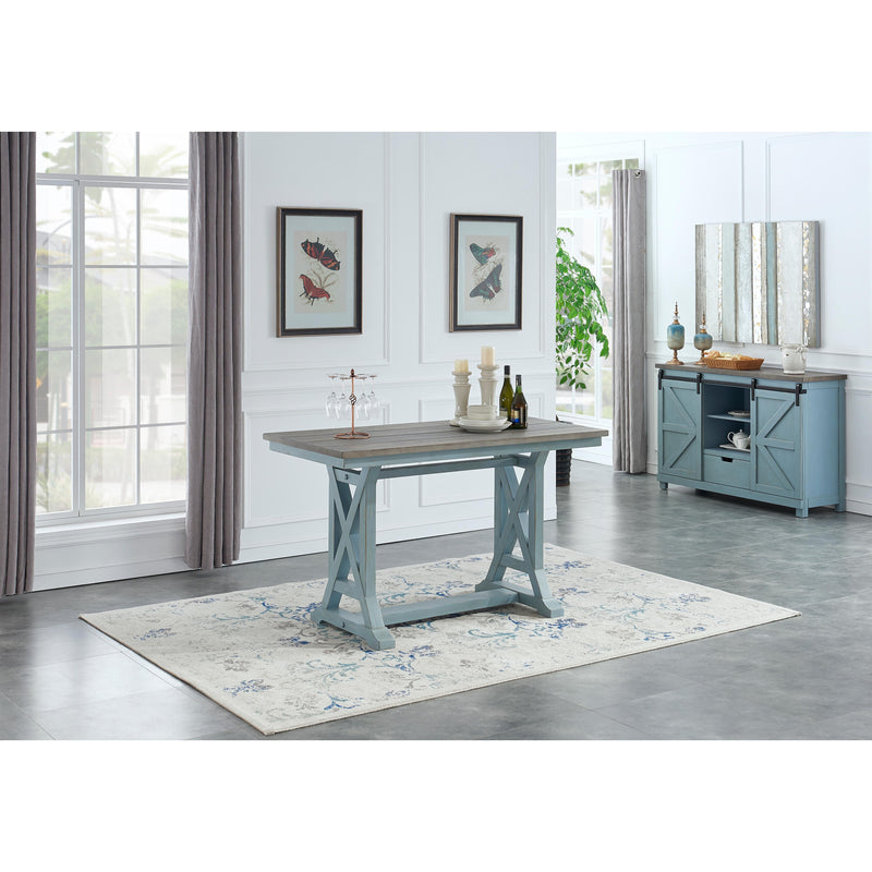 Coast to Coast Bar Harbor Counter Height Dining Table with Trestle Base 40299 IMAGE 7