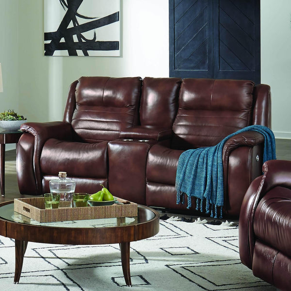 Southern Motion Essex Reclining Leather Loveseat 712-21 906-21 IMAGE 1