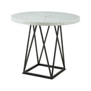 Elements International Round Riko Counter Height Dining Table with Pedestal Base CDRK152CDT IMAGE 2