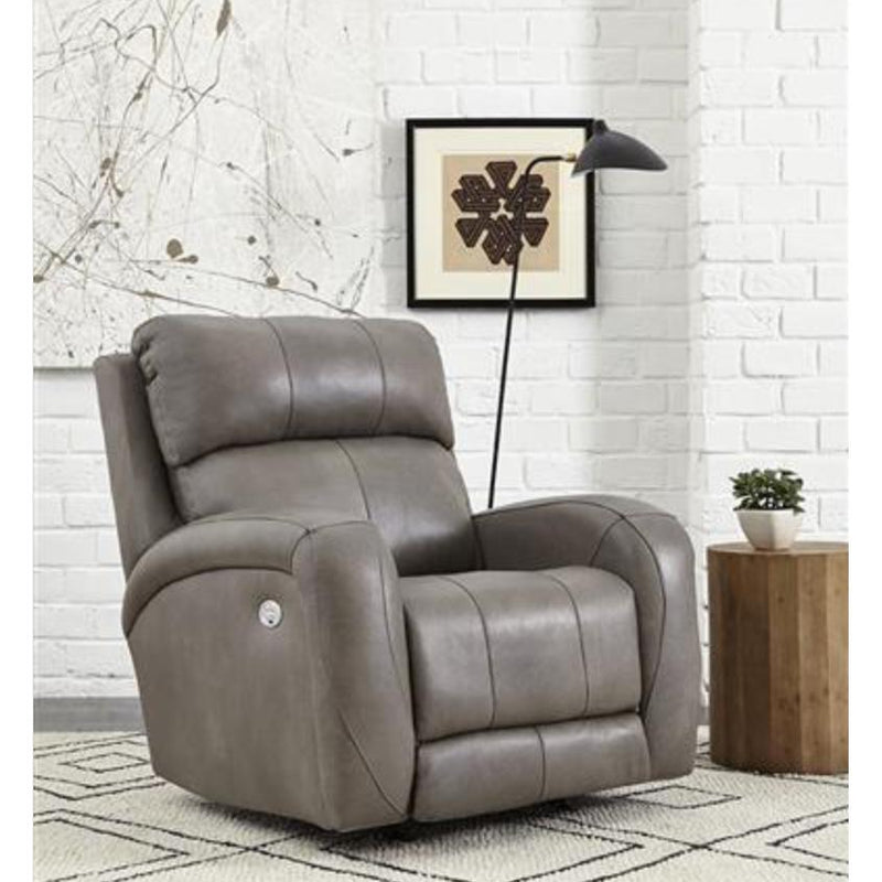 Southern Motion Dawson Rocker Fabric and Leather Look Recliner with Wall Recline 1123 IMAGE 1