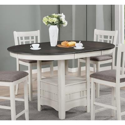 Crown Mark Oval Hartwell Counter Height Dining Table with Pedestal Base 2795CG-T-4260 IMAGE 1