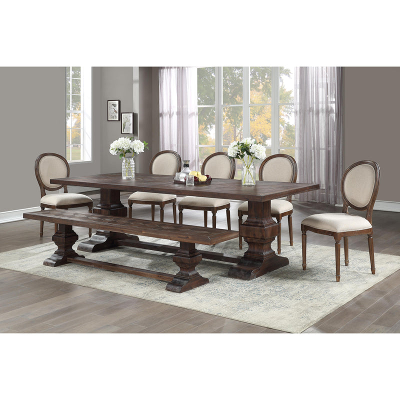 Coast to Coast Marquette Dining Table with Trestle Base 48217 IMAGE 7
