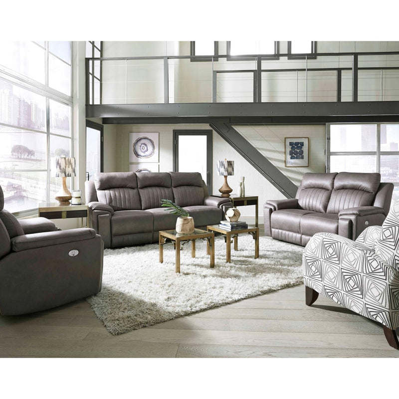 Southern Motion Silver Screen Power Reclining Leather Look Sofa 743-61P 276-14 IMAGE 3