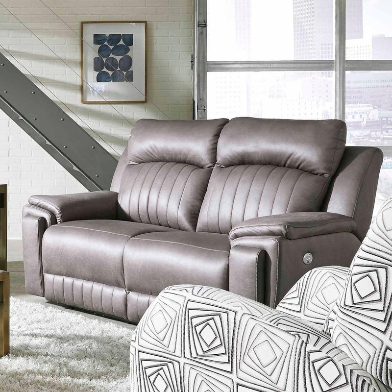 Southern Motion Silver Screen Power Reclining Leather Look Loveseat 743-51P 276-14 IMAGE 1