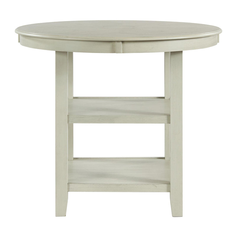 Elements International Round Amherst Counter Height Dining Table with Pedestal Base DAH750CT IMAGE 2