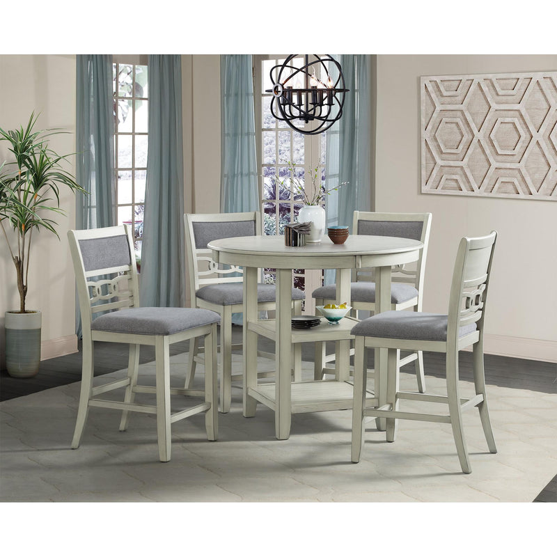 Elements International Round Amherst Counter Height Dining Table with Pedestal Base DAH750CT IMAGE 8