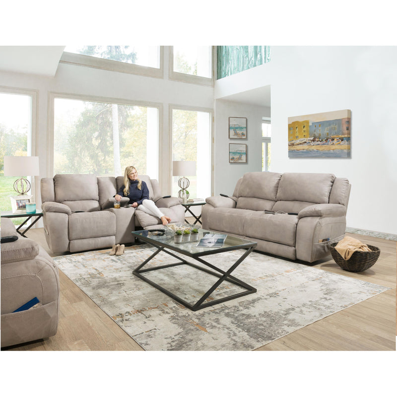 Homestretch Furniture Power Reclining Fabric Loveseat 187-57-17 IMAGE 2
