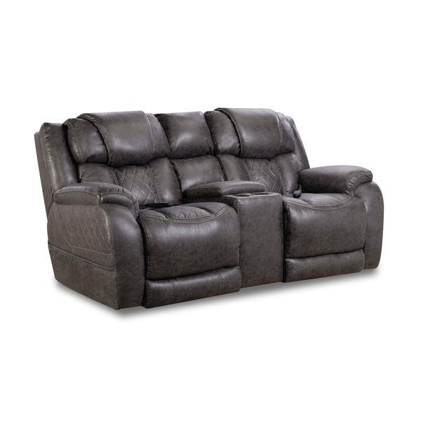 Homestretch Furniture Power Reclining Fabric Loveseat 174-57-14 IMAGE 1