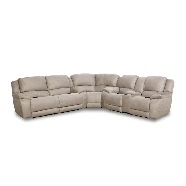 Homestretch Furniture Power Reclining Fabric Sectional 187 Power Sectional - Color 17 IMAGE 1