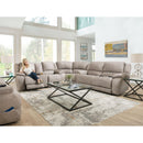 Homestretch Furniture Power Reclining Fabric Sectional 187 Power Sectional - Color 17 IMAGE 2