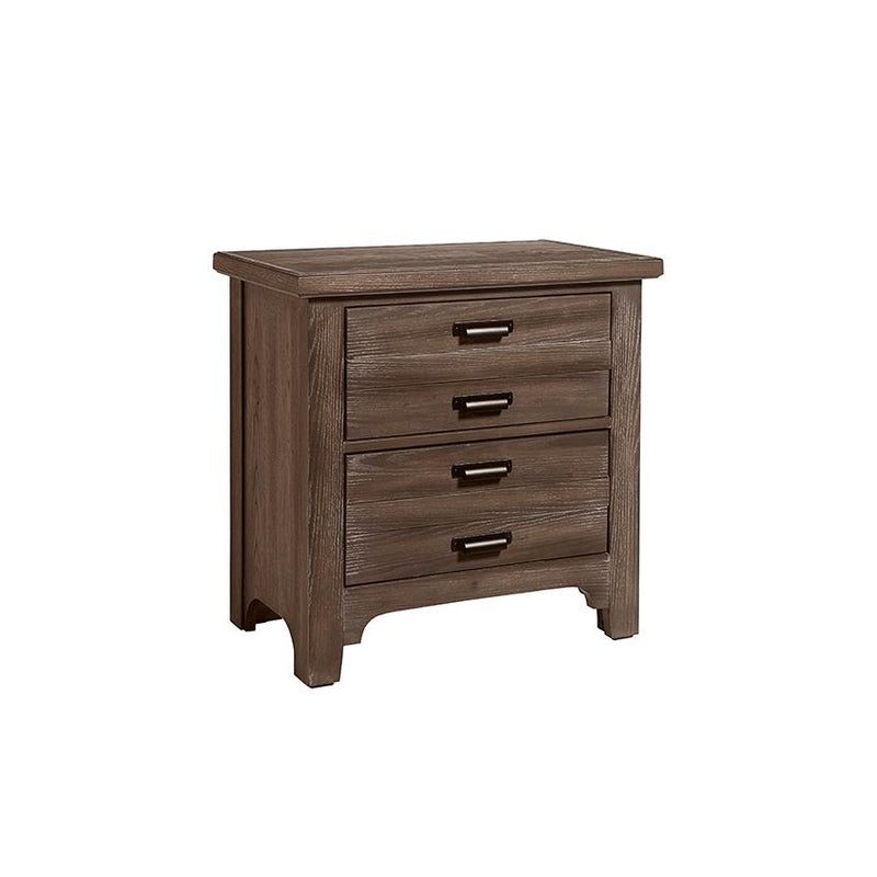 Vaughan-Bassett Bungalow 2-Drawer Nightstand 740-227 IMAGE 1