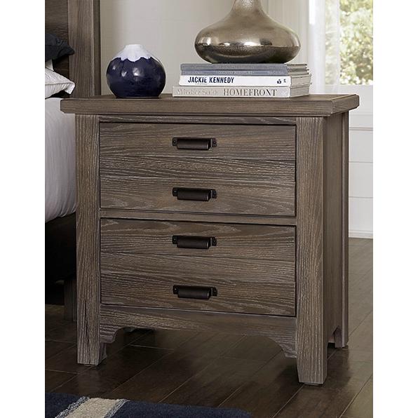Vaughan-Bassett Bungalow 2-Drawer Nightstand 740-227 IMAGE 3