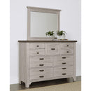 Vaughan-Bassett Bungalow Master Landscape Dresser Mirror 741-447 IMAGE 3