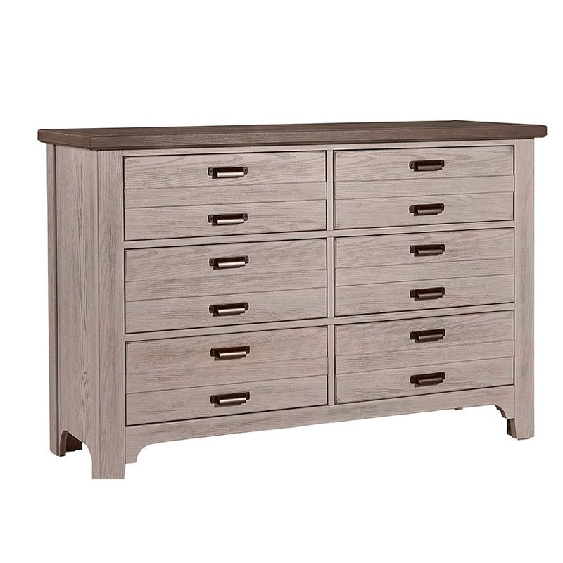 Vaughan-Bassett Bungalow 6-Drawer Dresser 741-001 IMAGE 1