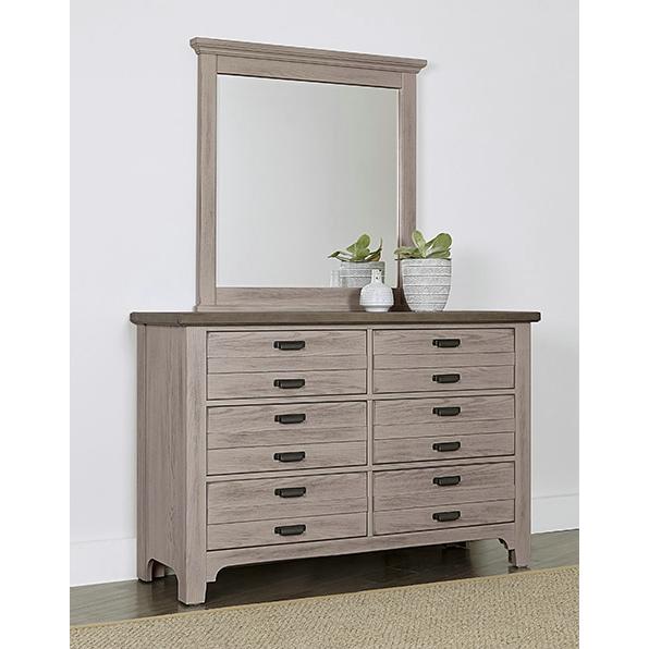 Vaughan-Bassett Bungalow 6-Drawer Dresser 741-001 IMAGE 5
