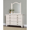 Vaughan-Bassett Bungalow Arched Dresser Mirror 744-446 IMAGE 2