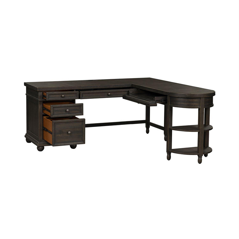 Liberty Furniture Industries Inc. Office Desks L-Shaped Desks 879-HO-LSD IMAGE 3