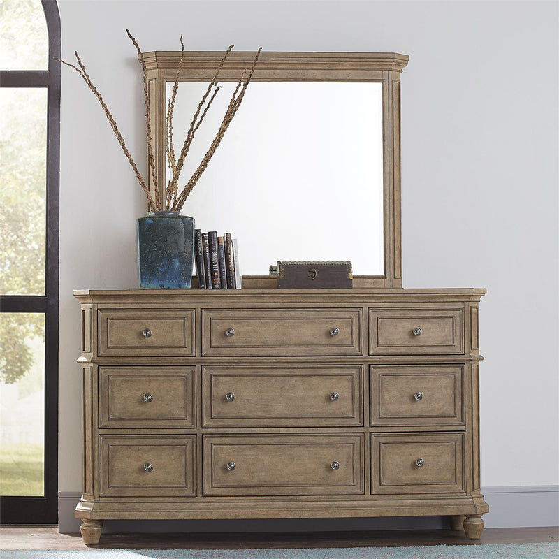 Liberty Furniture Industries Inc. The Laurels Landscape Dresser Mirror 725-BR51 IMAGE 4