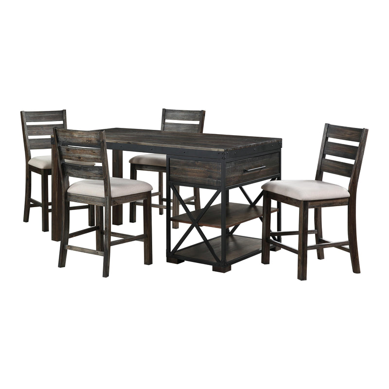 Coast to Coast Canyon Ridge Brown Counter Height Dining Table 51571 IMAGE 8