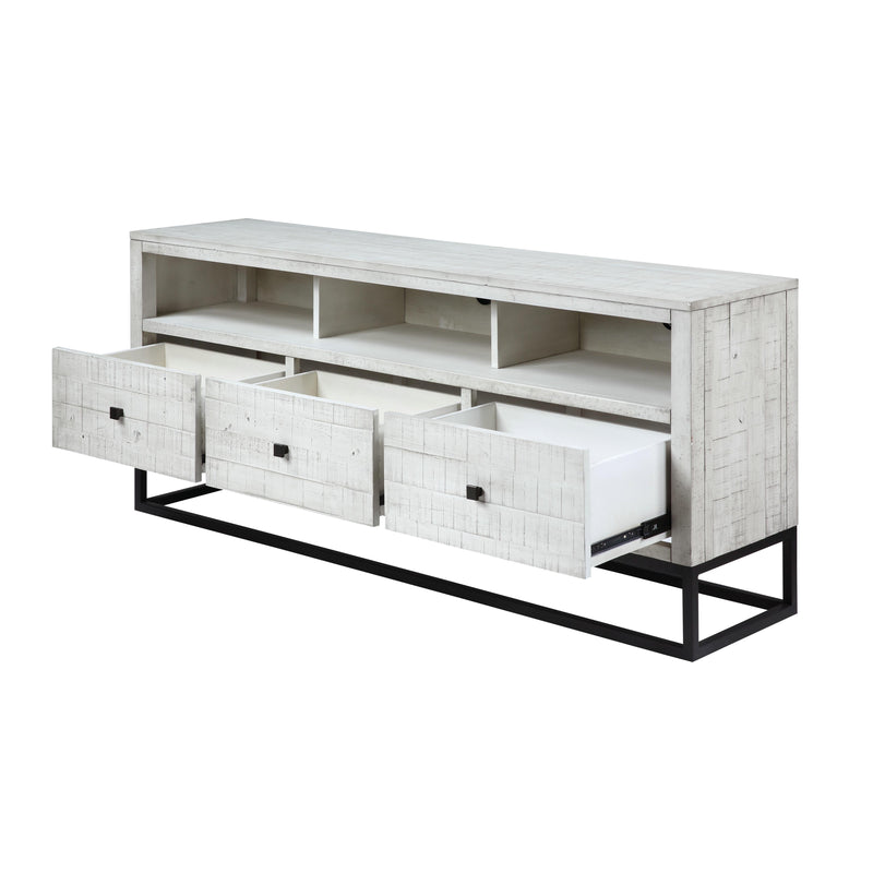 Coast to Coast Canyon Ridge White TV Stand with Cable Management 51579 IMAGE 3