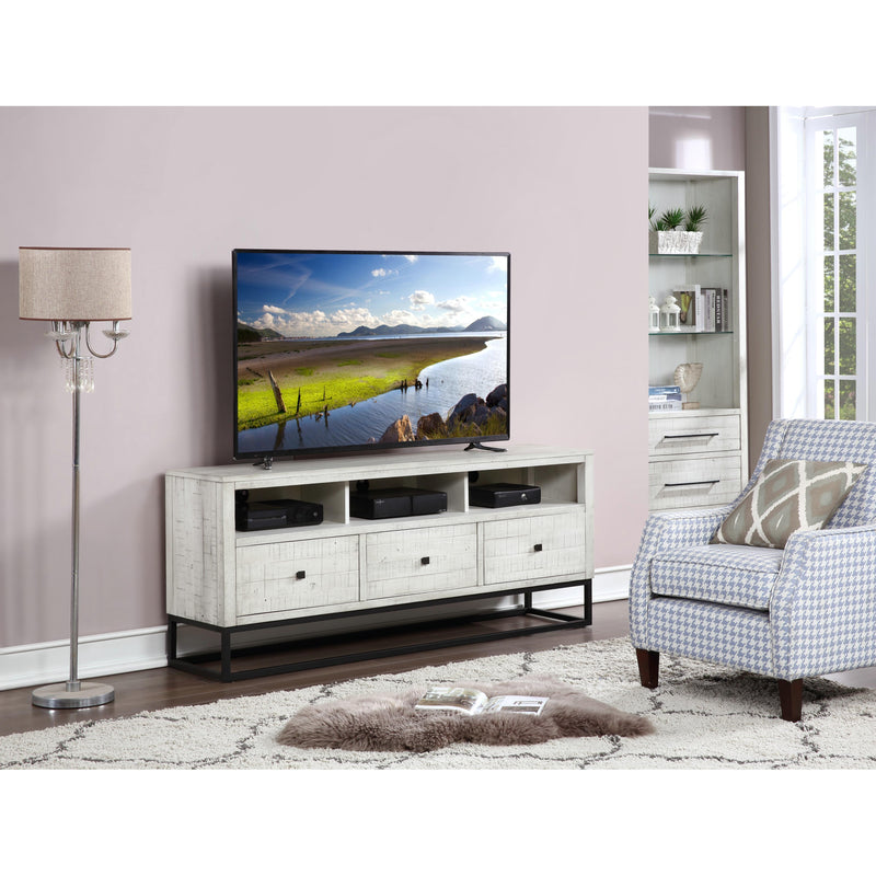 Coast to Coast Canyon Ridge White TV Stand with Cable Management 51579 IMAGE 9