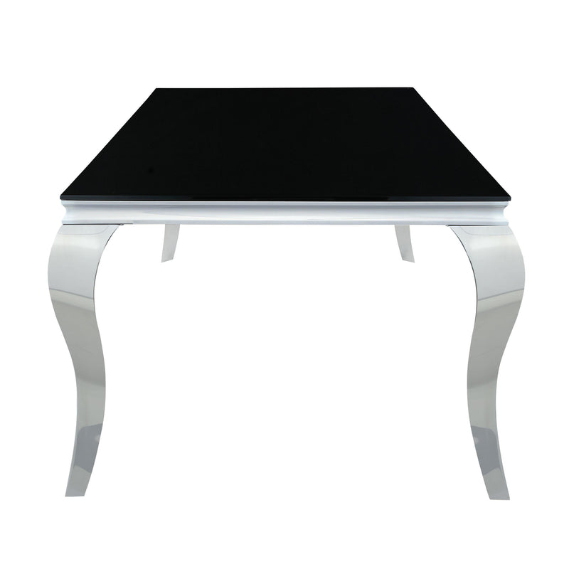 Coaster Furniture Dining Table with Glass Top 115071 IMAGE 3