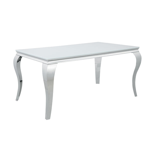 Coaster Furniture Dining Table with Glass Top 115091 IMAGE 1