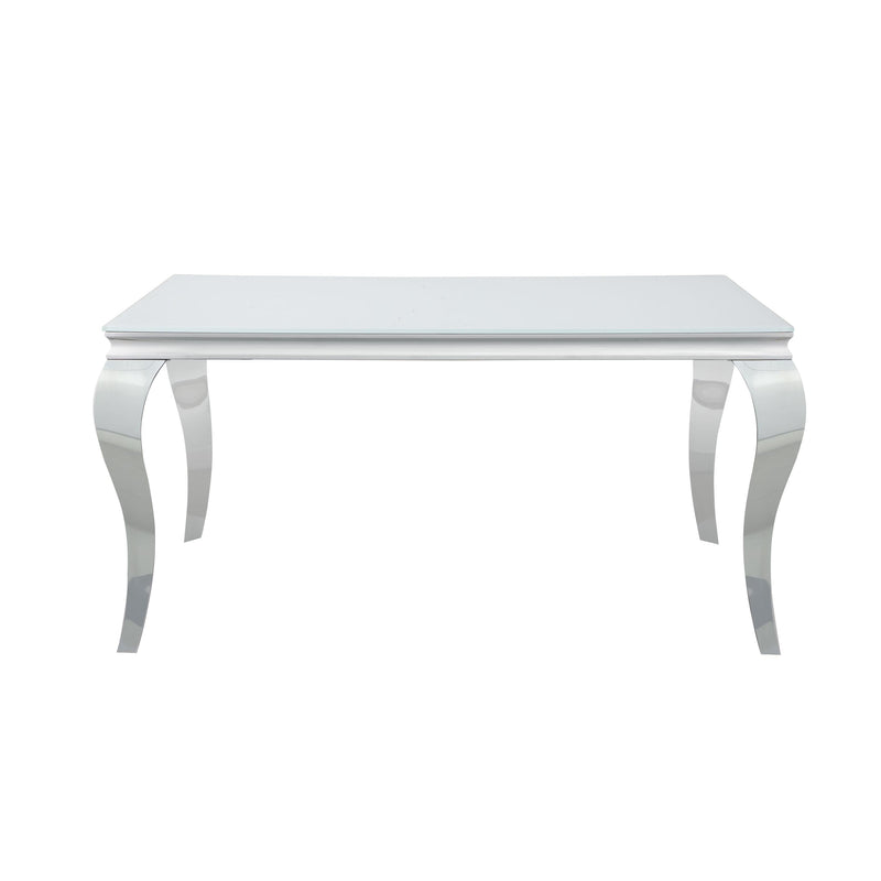 Coaster Furniture Dining Table with Glass Top 115091 IMAGE 2