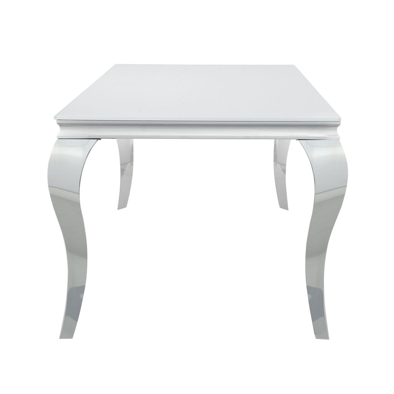 Coaster Furniture Dining Table with Glass Top 115091 IMAGE 3