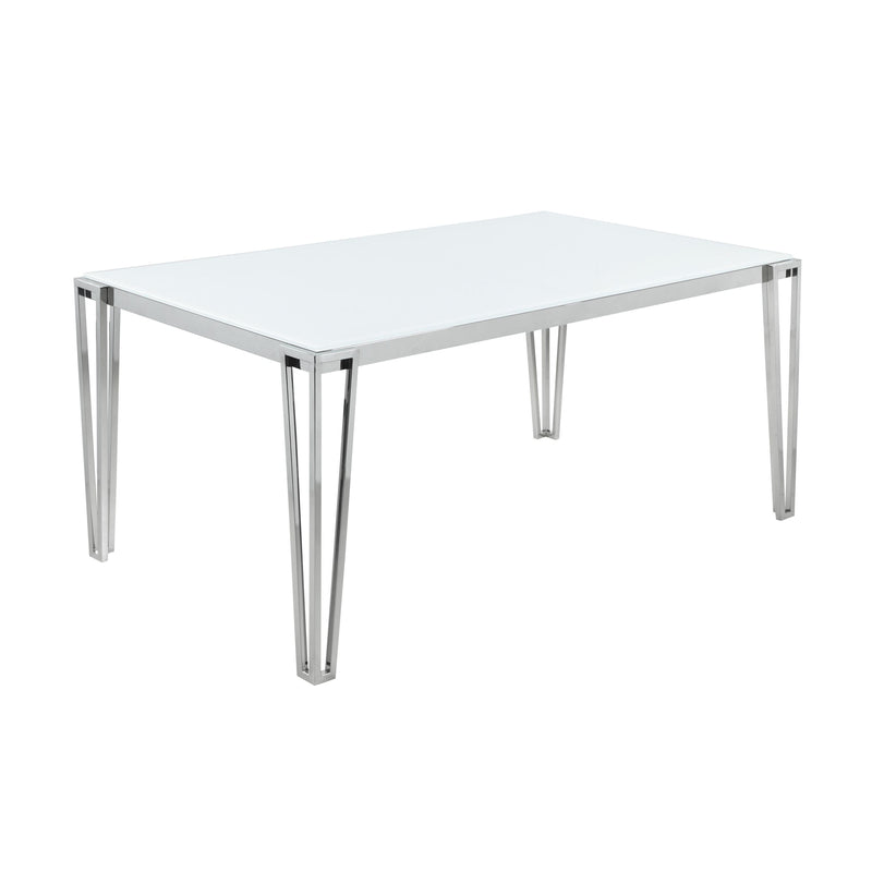 Coaster Furniture Pauline Dining Table with Glass Top 193001 IMAGE 1