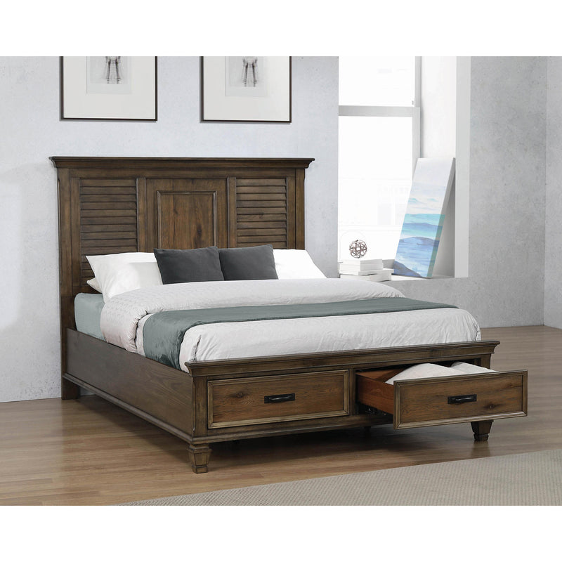 Coaster Furniture Franco King Panel Bed with Storage 200970KE IMAGE 2