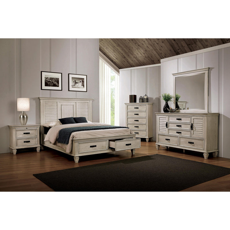 Coaster Furniture Franco King Panel Bed with Storage 205330KE IMAGE 2