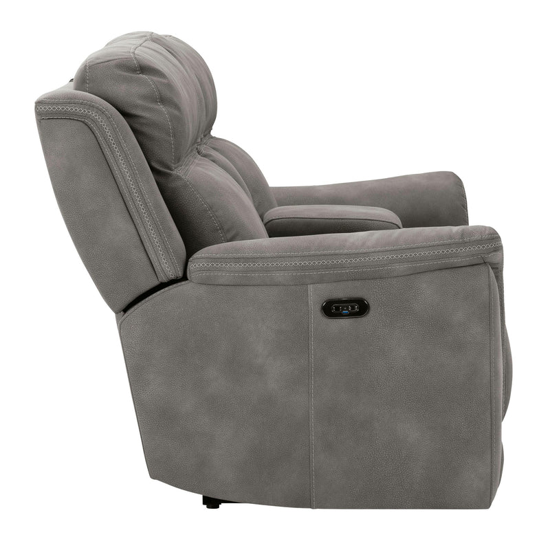 Signature Design by Ashley Next-Gen Durapella Power Reclining Fabric Loveseat 5930118 IMAGE 4