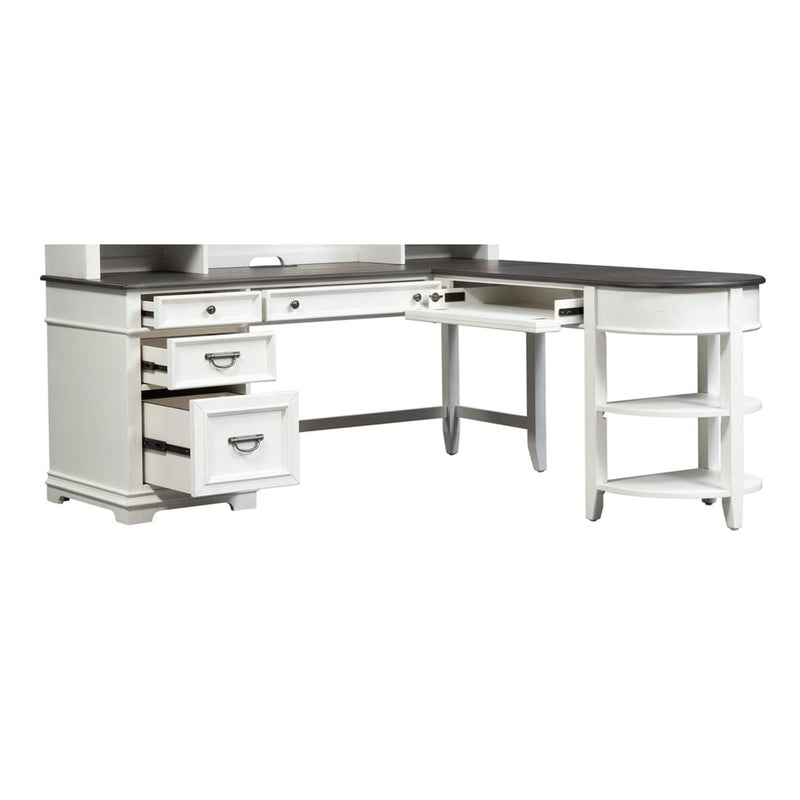 Liberty Furniture Industries Inc. Office Desks L-Shaped Desks 417-HO111T/417-HO111B/417-HO121 IMAGE 2