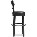 Signature Design by Ashley Valebeck Pub Height Stool D546-630 IMAGE 3