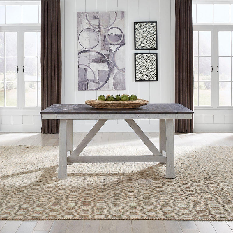 Liberty Furniture Industries Inc. Farmhouse Dining Table with Trestle Base 139WH-T4002 IMAGE 10