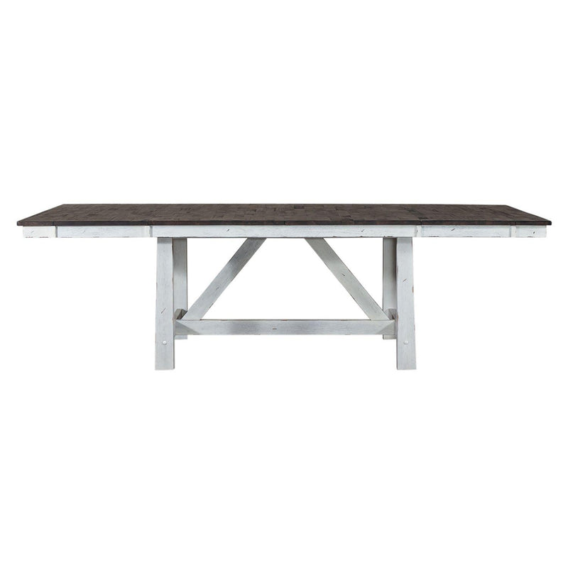 Liberty Furniture Industries Inc. Farmhouse Dining Table with Trestle Base 139WH-T4002 IMAGE 1