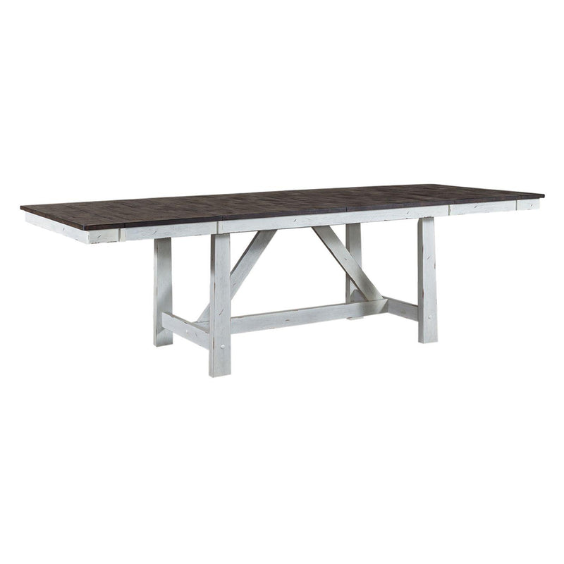 Liberty Furniture Industries Inc. Farmhouse Dining Table with Trestle Base 139WH-T4002 IMAGE 2